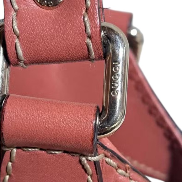 Gucci Beige and Pink Patterned Satchel - Picture 9 of 15